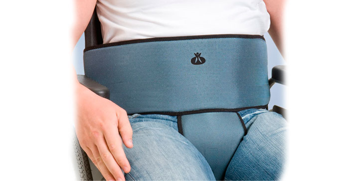 Arnés abdominal y perineal para silla