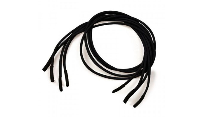 Cordones elásticos 60 cm negro